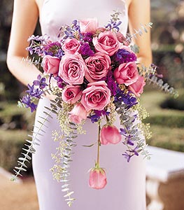 Rose bridal party flowers
