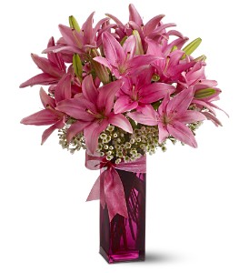 Pretty Pink Lilies